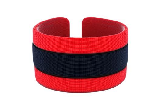 3D armband captain band elastic, isolated on transparent background