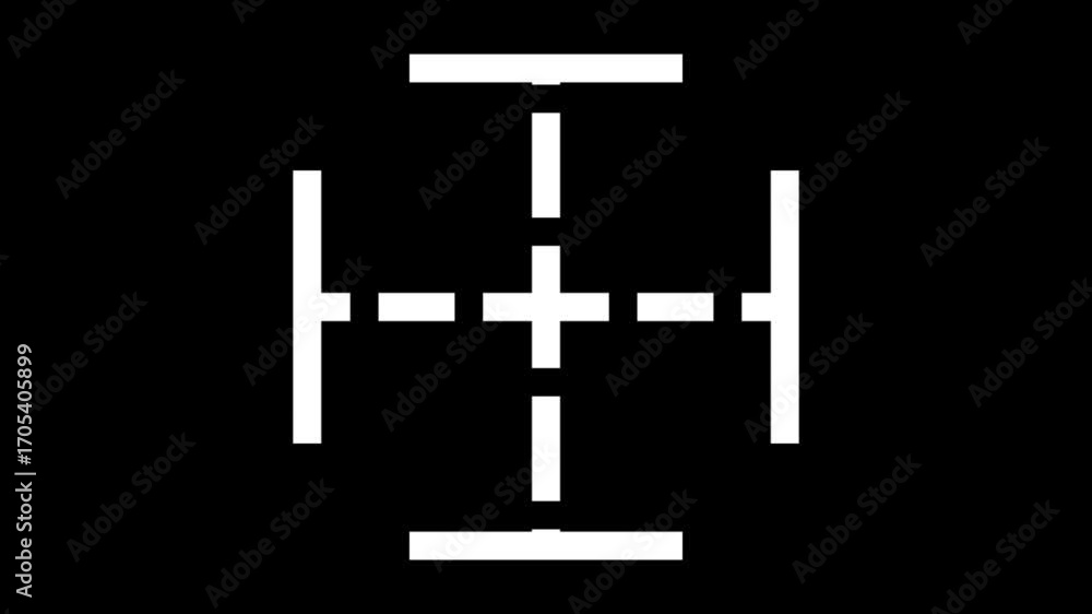 Poster target and points hud elements