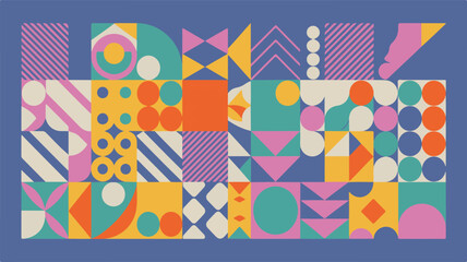 happy birthday card with colorful background