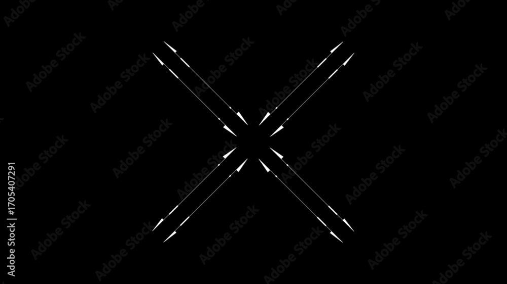 Poster target and points hud elements