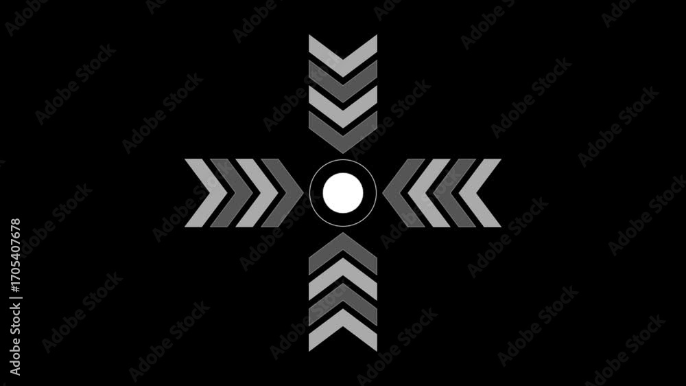 Poster target and points hud elements
