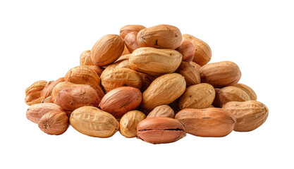 Harvested peanuts agricultural field food rural view healthy snacking isolated on transparent background, png
