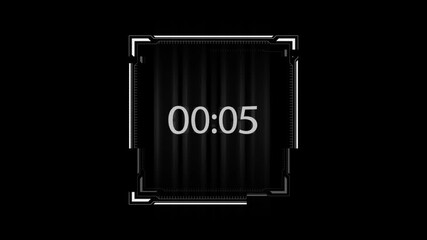Digital timer HUD elements - Powered by Adobe