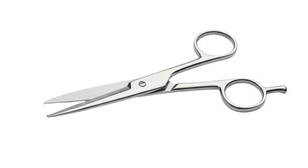Obraz premium stainless steel hair cutting shears isolated.