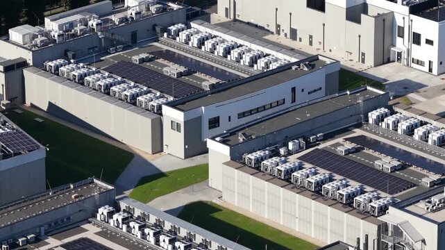 Large scale data center, AI technology, computing, cloud, big data and IT.
