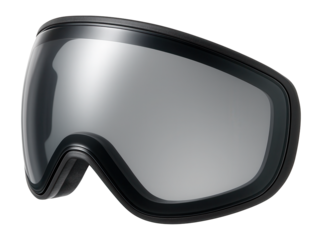 Ski helmet visor with anti-fog coating for clear vision