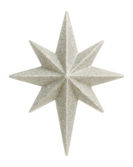 Obraz premium Plastic star of Bethlehem with glitter coating