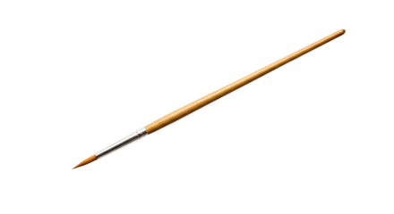 Wooden handled long thin pointed tool.