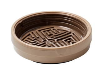 Interactive maze puzzle for cats home toy playful concept isolated on transparent background, png