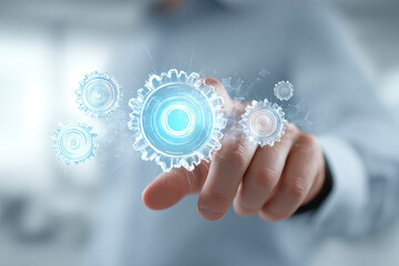 IT Automation Efficiency Concept &ndash; AI Generative