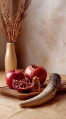 still life with vegetables and spices