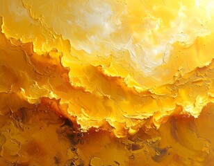 Abstract golden landscape (2)