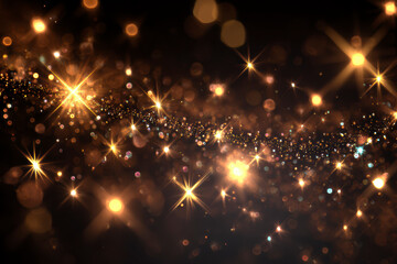 Sparkling Starry Night Lights – AI Generative