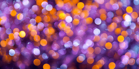 Pink Purple Sparkling Bokeh Lights AI Generative