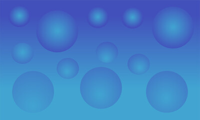 abstract blue background with circles which is suitable for simple display