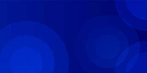 Abstract blue circle gradient background. Dark blue circles shapes graphic. Modern vector editted. EPS 10 illustration.