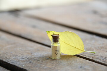 Hello autumn concept. Autumn greeting card.
