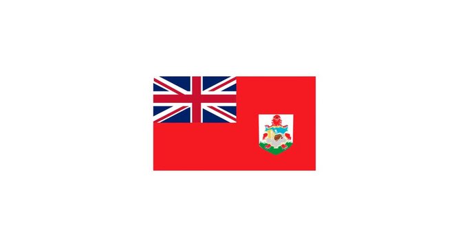 Animated Bermuda icon for country symbols Ideal for cultural designs travel themes national branding flag promotions and geographic graphics.