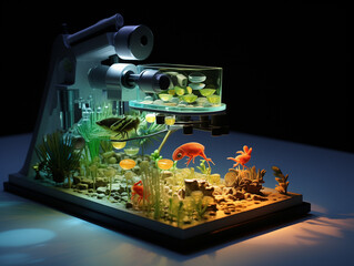 Scientific Microscope with LED Illumination