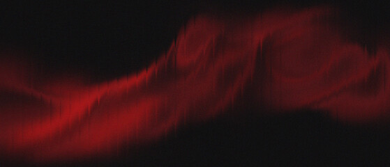 Dark abstract red gradient background with flowing wave texture and glowing light effect. Modern digital design perfect for wallpaper, futuristic art, and creative projects.
