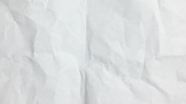 Crumpled Paper Background. 4k Animation