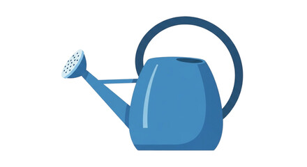 Obraz premium Blue watering can for garden use.