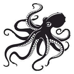 octopus in the water