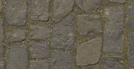 Rustic Cobblestone Pavement Texture &ndash; Seamless Stone Pattern