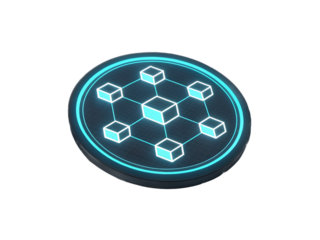 Network icon isolated on transparent background