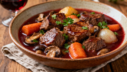 beef stew with carrots and potatoes