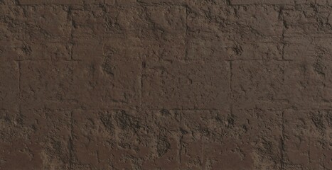 High Quality Seamless Dark Gray Rough Stone Brick Texture