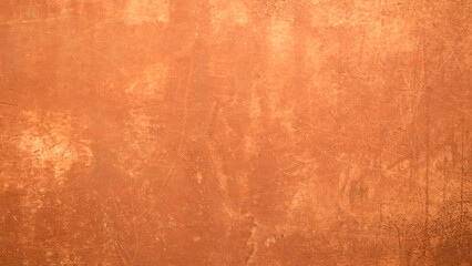 Rough full frame  textured stucco in bright terracotta color. High resolution texture of plaster for 3d models, background, pattern, poster, collage, gift wrap, wallpaper