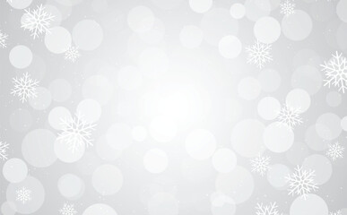 christmas background with snowflakes