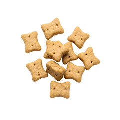 Crispy Dog Biscuits Yummy Treats for Happy Paws on transparent background