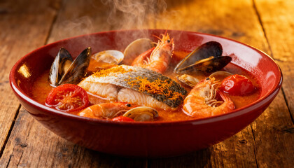 grilled shrimp with vegetables