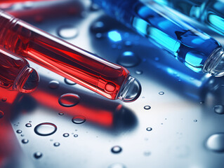 test tubes in laboratory