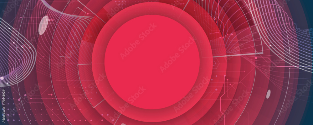 Poster modern technology and business abstract background for technical or science presentation