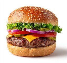 Close-up of a classic cheeseburger (4)