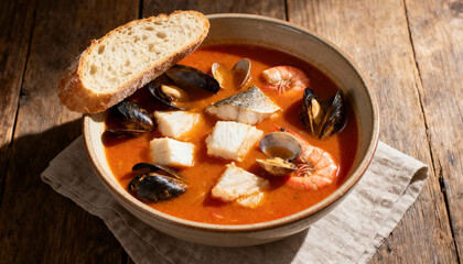 pumpkin soup in a bowl