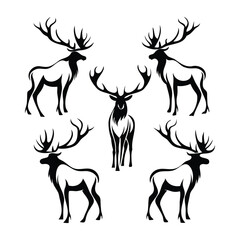 Silhouettes of Rats and Mice in Various Positions