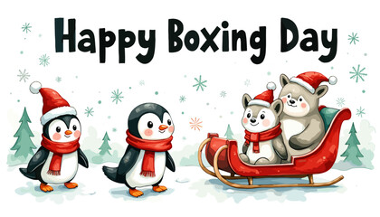 Boxing Day, Happy Boxing Day, happy boxing day, gift box, boxing day canada, boxing day banner, Boxing Day banner, Boxing Day poster, Happy Boxing Day design, Boxing Day sale banner, Boxing Day backgr