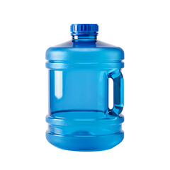 CrystalClear Blue Water Jug Hydration Essentials on transparent background
