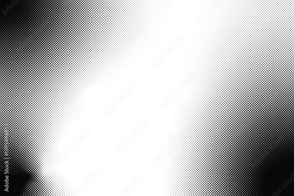 Poster abstract black and white halftone gradient background. black and white halftone gradient background 