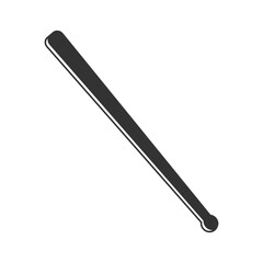 Baseball bat silhouette vector icon, Baseball bat line art icon, Baseball logo, baseball bat line art icon, silhouette, sports equipment, Vector illustration, Sport, Template, Training, clipart, 