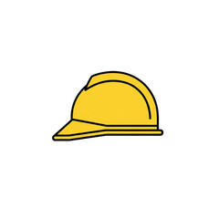 Fototapeta premium Yellow Hard Hat Safety Equipment.