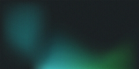 Dark Teal and Green Gradient with Fine Grain Texture abstract background
