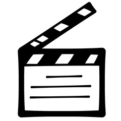 movie clapper board
