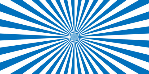 Abstract blue retro with sunburst pattern colorful design. Modern stipes line ray grunge design beam pattern texture. Funky ray elements themes Swirling pattern. © MDFAIMIDULISLAM