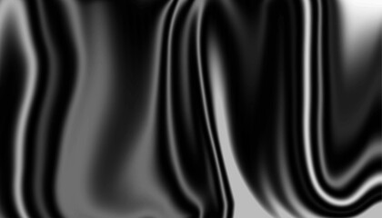 Fototapeta premium Black and White Abstract Fluid Texture
