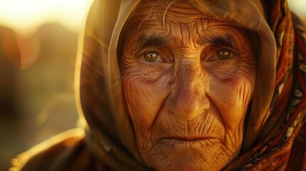 Elderly woman portrait